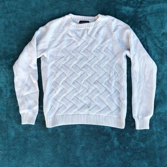 Lands' End Sweaters - White Land’s End Drifter